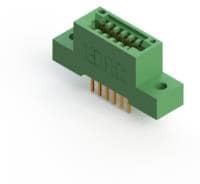 345-012-541-202, Standard Card Edge Connectors 12P .100" x .200" GREEN