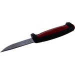 Нож Pro C, углеродистая сталь, резиновая ручка с красной вставкой 12243