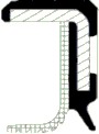 190 364 91B, 190 364 91C_cальник коленвала! 120x140x12 PTFE\ Scania P/R/T/4-SERIES дв.DC9/DC11/ DC12/DT12/DC16