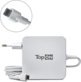 Блок питания (сетевой адаптер) TopON TOP-UC100W 5-20V 2.25A 100W Type-C Quick Charge 3.0 белый в розетку