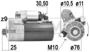 220922, Стартер 12 V 2,0kW