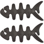 Скрутка для наушников "Рыбка" CC-591F комплект 2 шт. (черная)