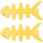 Скрутка для наушников "Рыбка" CC-591F комплект 2 шт. (желтая)