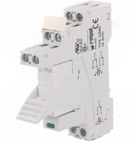 Фото 1/2 PI84-012DC-M41G-MS-2012, Реле интерфейсное, контакты DPDT, Uобмотки 12VDC, номинальная нагрузка 8A, ширина 15,5мм