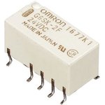 G6SK-2F-DC3, Signal Relay 3VDC 2A DPDT(14.8x9.2x9.2)mm SMD