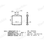 NDE-2239, Радиатор отопителя (с трубками)