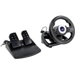 SV-017989, SVEN Руль GC-W500 (педали, вибро, скоба, лепестки, D-pad, 10 кл ...