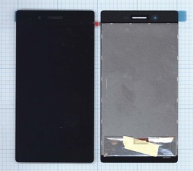 Дисплей (экран) в сборе с тачскрином для Lenovo TAB 3 730X черный