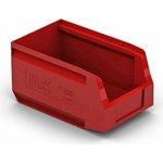 Пластиковый ящик для метизов красный 12.402.2