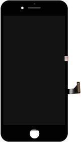 Фото 1/8 Дисплей для Apple iPhone 7 Plus с рамкой крепления, (яркая подсветка)черный (AAA) 1-я категория