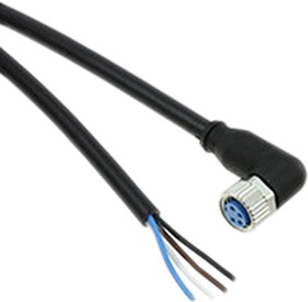 Фото 1/2 1-2273011-1, Right Angle Female 4 way M8 to Unterminated Sensor Actuator Cable, 1.5m