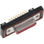 FWDR15S25A / 1727040201, 172704 15 Way Right Angle Through Hole D-sub Connector ...