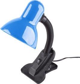 Настольный светильник на прищепке DL-2- 60W-E27 синий 1183168