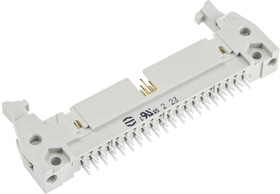 Фото 1/3 09 18 540 6904, Pin Header, прямой, Wire-to-Board, 2.54 мм, 2 ряд(-ов), 40 контакт(-ов), Сквозное Отверстие
