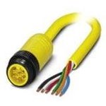 1416858, Sensor Cables / Actuator Cables SAC-6P-MINMS/5,0-U20 Signal - 16AWG