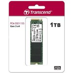 SSD M.2 Transcend 1.0Tb MTE115S  TS1TMTE115S  (PCI-E 3.0 x4, up to 1600/1100Mbs ...