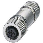 1424672, Circular Connector, 5 Contacts, Cable Mount, M12 Connector, Socket ...
