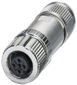 Фото 1/2 1424672, Circular Connector, 5 Contacts, Cable Mount, M12 Connector, Socket, Female, IP65, IP67, SACC Series