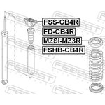 Отбойник амортизатора MAZDA 3 BL 2008-2013 [EU] заднего \ FD-CB4R FEBEST