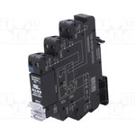 TOS-24VDC-24VDC5A, Реле: интерфейсное, SPST-NO, Uупр: 19,2-28,8ВDC, 5А, DIN