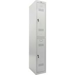 Шкаф металлический для одежды LK 12-30 2 секции в1830*ш300*г500мм;18кг 291133
