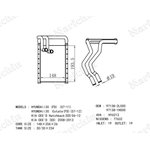 NDK-2099, Радиатор отопителя (с трубками)