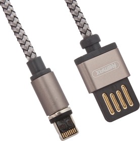 Фото 1/2 USB кабель REMAX Gravity Series Cable RC-095i 8 pin для Apple черный