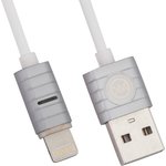 USB кабель WK Breathing WDC-045 8 pin для Apple серебряный