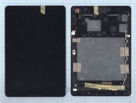 Дисплей (экран) в сборе с тачскрином для Asus ZenPad 8.0 Z581KL черный с рамкой