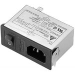 03AR2D, AC Power Entry Modules Power Entry Module EMI Filter, 115/250VAC, 3A ...