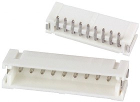 B9B-ZR-SM4-TF(LF)(SN), Pin Header, ввод сверху, Wire-to-Board, 1.5 мм, 1 ряд(-ов), 9 контакт(-ов), Поверхностный Монтаж