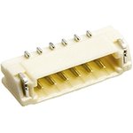 SM06B-XSRS-ETB (LF)(SN), Pin Header, угловой, Wire-to-Board, 0.6 мм, 1 ряд(-ов) ...