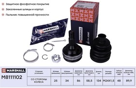 M8111102, ШРУС Citroen Berlingo 03-, C4 II 09-, Xsara Picasso 99-; Peugeot 207 07-, 308 07- наружный Marshall