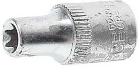 Фото 1/2 RF-52606, Головка торцевая 1/4" TORX Е6 L=25мм ROCKFORCE