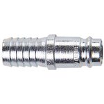104105003, Steel Male Pneumatic Quick Connect Coupling, 8mm Hose Barb