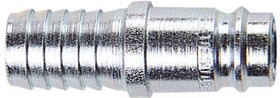 Фото 1/2 104105004, Steel Male Pneumatic Quick Connect Coupling, 10mm Hose Barb