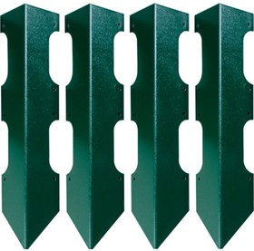 Колышки для деревянных грядок CB30-2, зелёные, 4 шт. 3003012