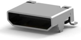 Фото 1/4 2013978-1, HDMI, Displayport & DVI Connectors HDMI C TYPE REC ASSY DIP-SMT TYPE