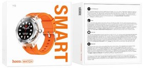 (6931474795236) смарт часы HOCO Y13 Smart sports watch, BT 5.0, 3 ATM waterproof, vitality orange