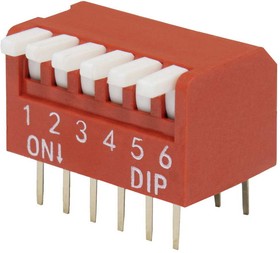 DP-06 (SWD3-6), DIP переключатель DP-06, серия SWD 3-6
