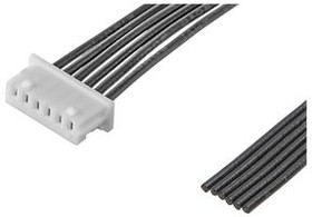 218112-0600, Rectangular Cable Assemblies 6 CIRCUIT PICOBLADE R:BLUNT CABLE 75MM