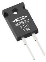 MP930-750-1%, Thick Film Resistors - Through Hole 750 ohm 30W 1% TO-220 PKG PWR FILM