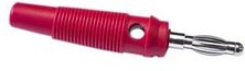 BU-32616-2, Test Plugs & Test Jacks BANANA PLUG W/SET SCREW STACKABLE RED