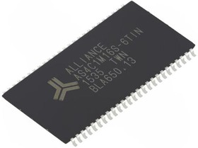 AS4C1M16S-6TIN, DRAM SDRAM, 16Mb, 1M x 16, 3.3V, 50pin TSOP II, 166 Mhz, Industrial Temp - Tray