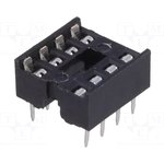 1-2199298-2, DIP panel, PIN 8, 7.62mm, Pitch 2.54mm, THT, -40-105°C