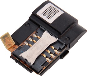 Фото 1/2 Коннектор SIM для Samsung S7230 со звонком и вибро