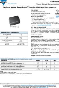 10 Stück SMBJ26A-E3/52 – TVS-Diode, Unidirektional, 600 W, 28,9 V, 14,3 A, SMB-Gehäuse, TransZorb-Technologie