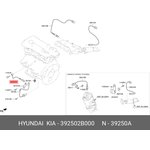 392502B000, Датчик детонации 1.4/1.6 GAMMA HYUNDAI-KIA