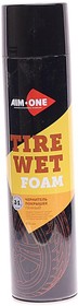 Чернитель шин 650мл пенный аэрозоль Tire Wet Foam AIM-ONE
