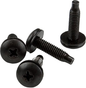 Фото 1/2 CABSCRWS1032, Screws for Use with Server Racks and Cabinets, #1032 Thread, 50 Piece(s)